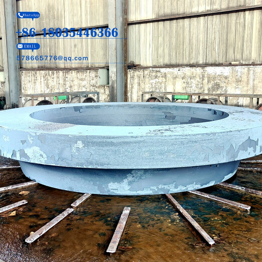 Large Heat-Treated Forged Ring High-Strength Industrial Forging