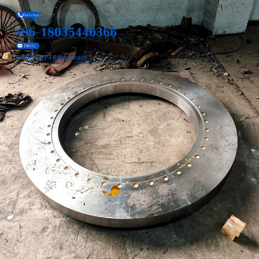 Large Machined Forged Flange Ring with Holes