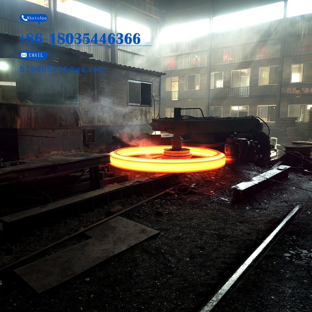 Hot Forged Ring in Manufacturing Process