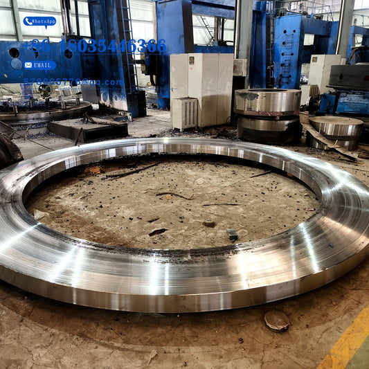 Large Diameter Precision Machined Forged Ring for Heavy Equipment