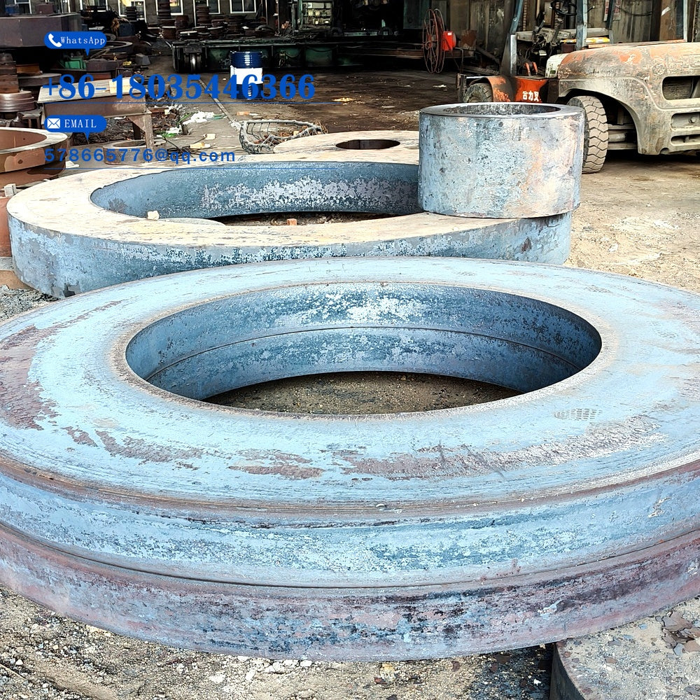 Large Rough Forged Flange Ring for Heavy Equipment