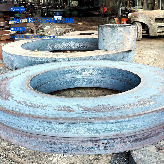Large Rough Forged Flange Ring for Heavy Equipment
