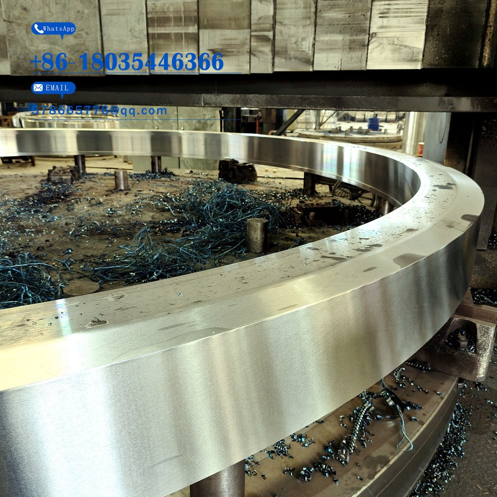 Large Precision Machined Forged Flange Ring CNC Machined for Heavy Equipment & Wind Power