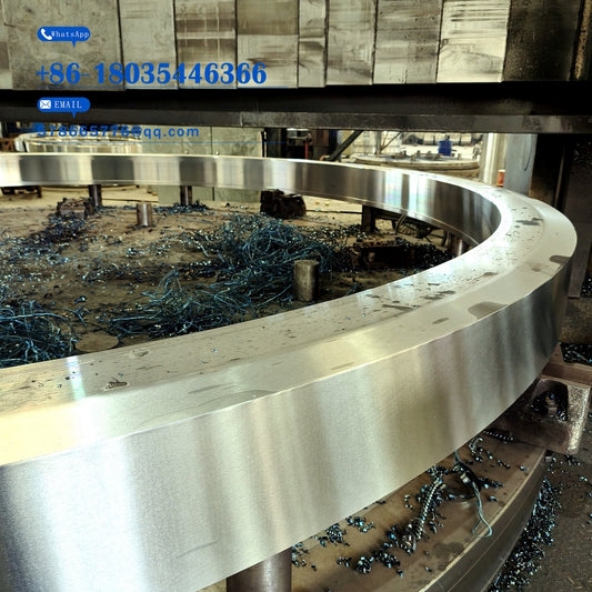Large Precision Machined Forged Flange Ring CNC Machined for Heavy Equipment & Wind Power