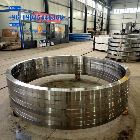 Large Seamless Forged Rings Industrial Ring Forgings Custom Sizes