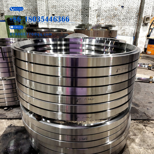 Machined Forged Flange Ring High Precision Industrial Flange Forging