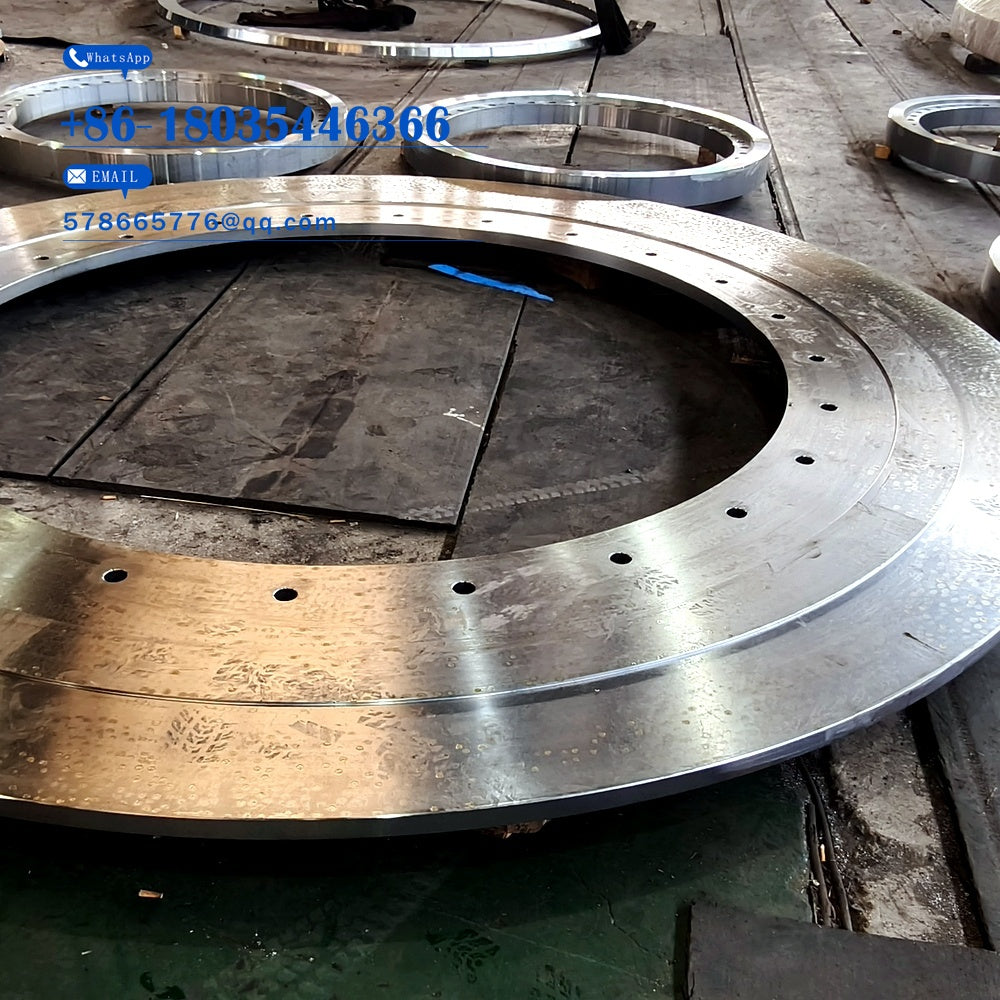 Large Drilled Wind Power Forged Flange Ring Precision Custom Industrial Connector