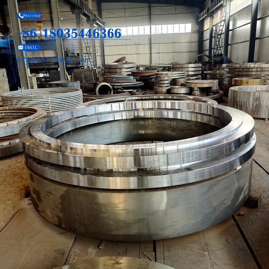 Large Heavy-Duty Seamless Ring Forging Custom Industrial Flange and Machinery Component