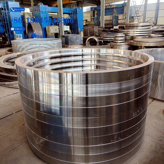 Large Stacked Forged Ring Rolls Custom Seamless Rolled Rings for Heavy Industry