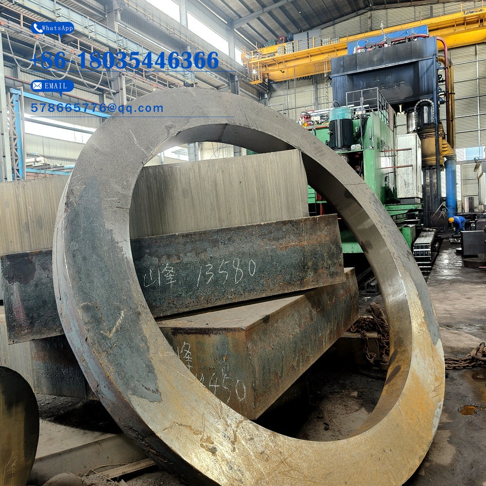 Large Seamless Forged Ring Blank Custom Industrial Ring