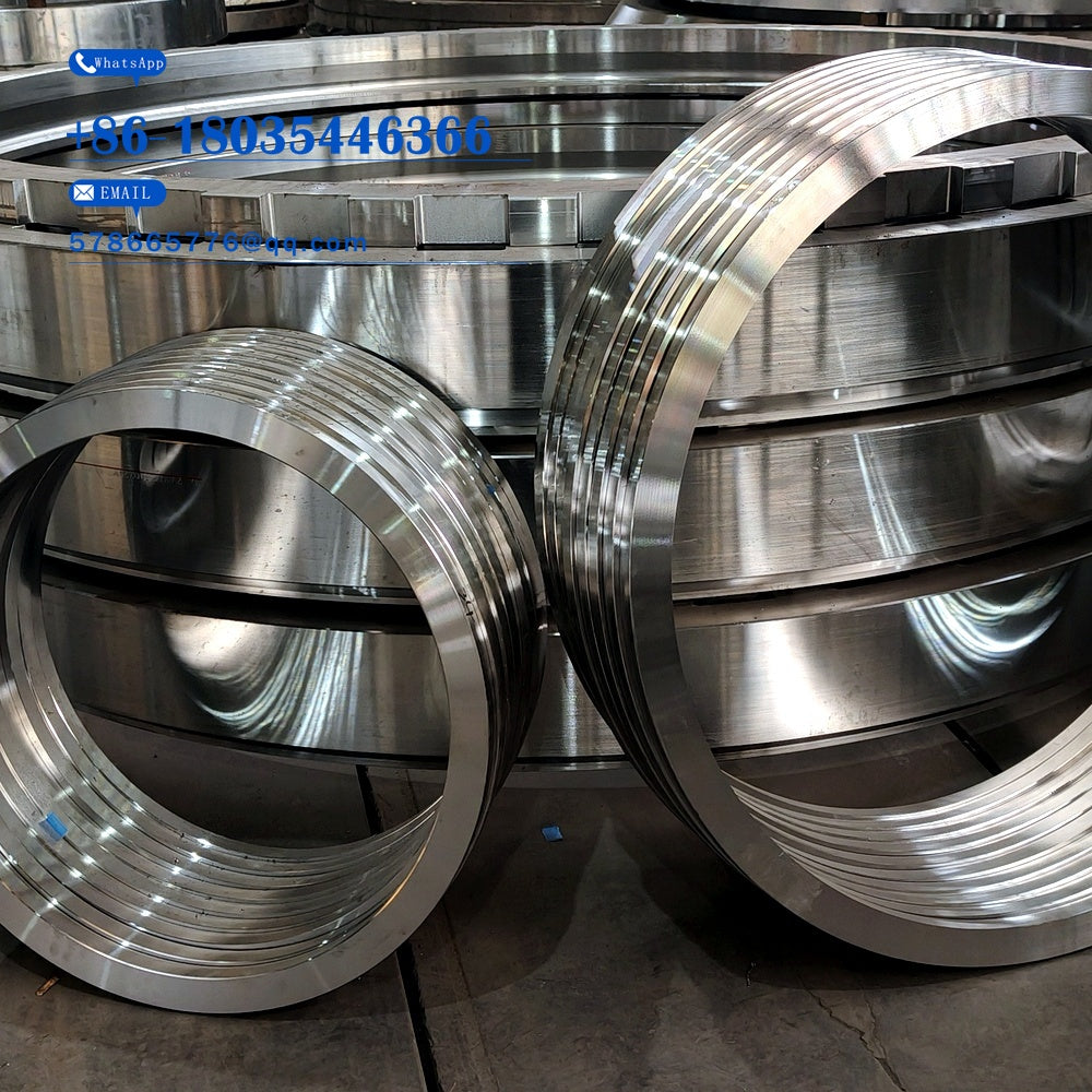 Grooved Forged Ring Precision Machined High-Strength Industrial Ring