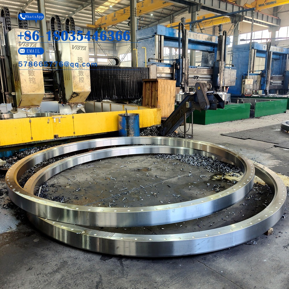 High Precision Forged Flange Ring Large Diameter Drilled Industrial Flange