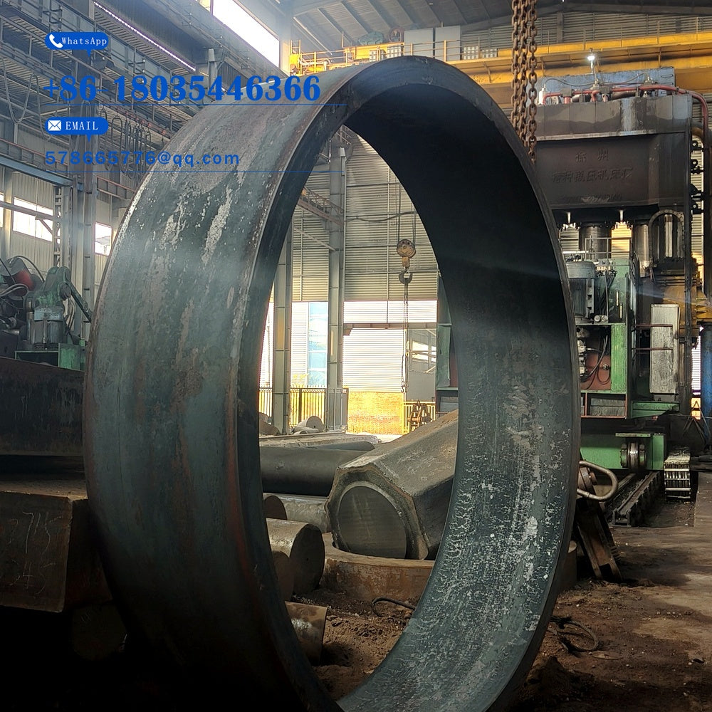 Large Seamless Forged Ring Blank for Heavy Industrial Applications