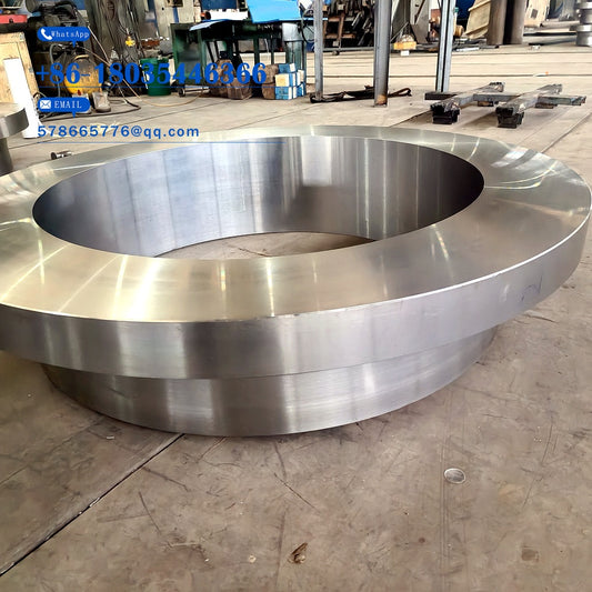 Large Precision Forged Flange Ring High-Strength Industrial Component