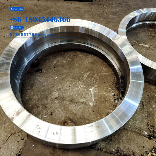 Large Precision Forged Bearing Ring Seamless Rolled High-Strength Machined Component