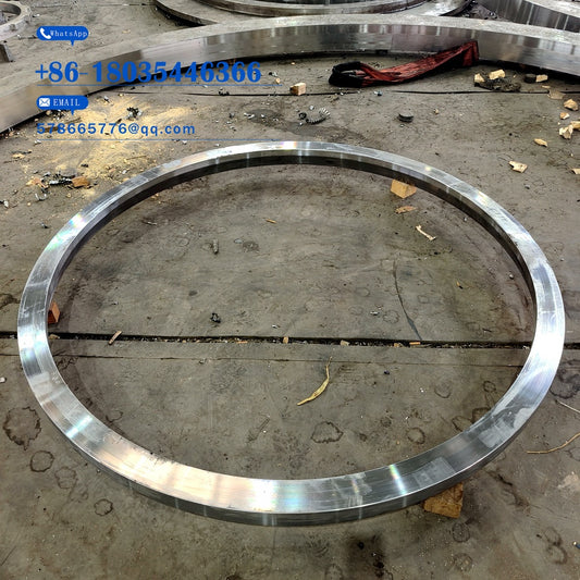 Large Seamless Forged Ring Precision Machined Custom Manufacturing