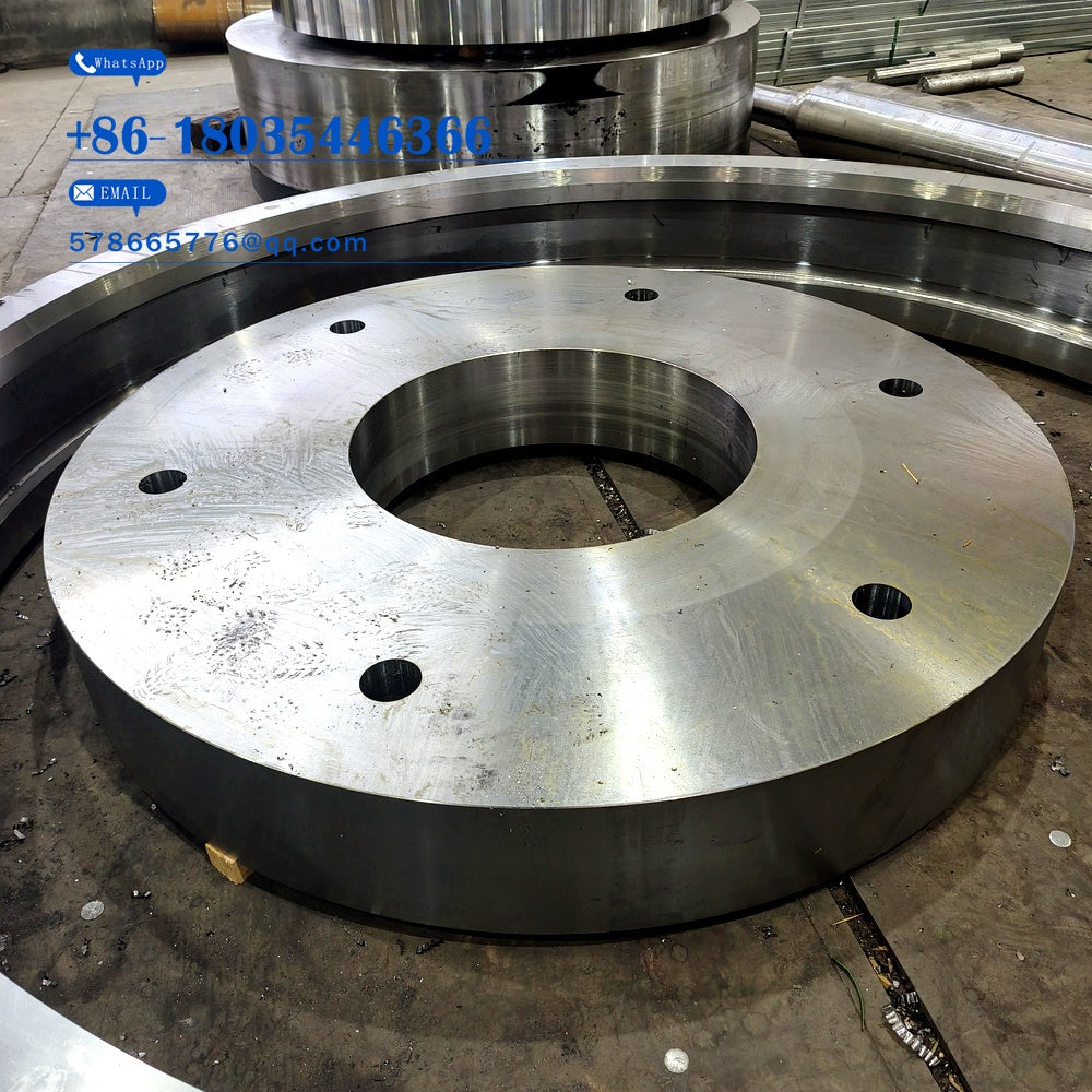 Large Forged Flange Ring Heavy Duty Industrial Forging