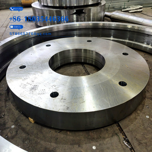 Large Forged Flange Ring Heavy Duty Industrial Forging