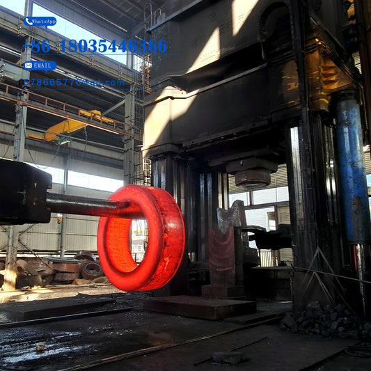 Large Hot Forged Ring Forming Process
