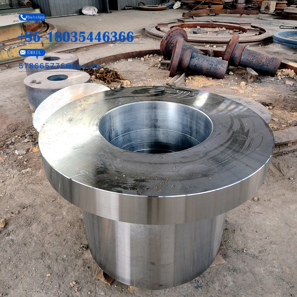 Bushing Forging - Flanged Steel Sleeve with Wide Rim