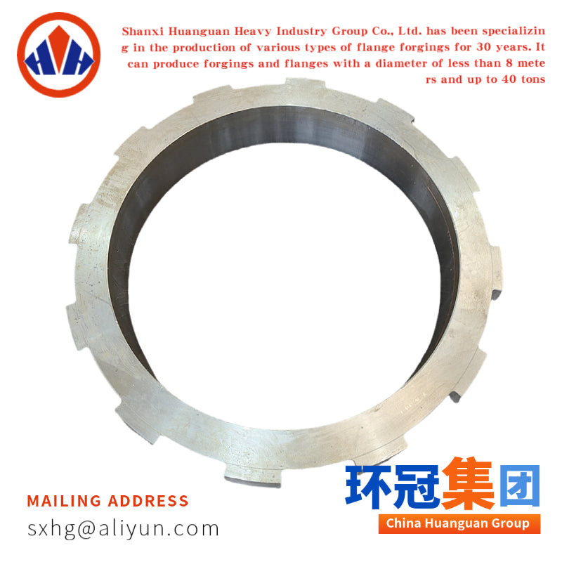 Forged Ring with External Teeth Profile