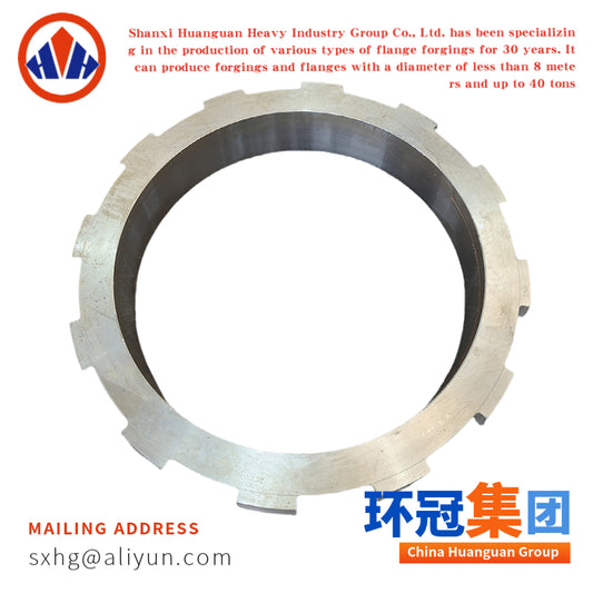 Forged Ring with External Teeth Profile
