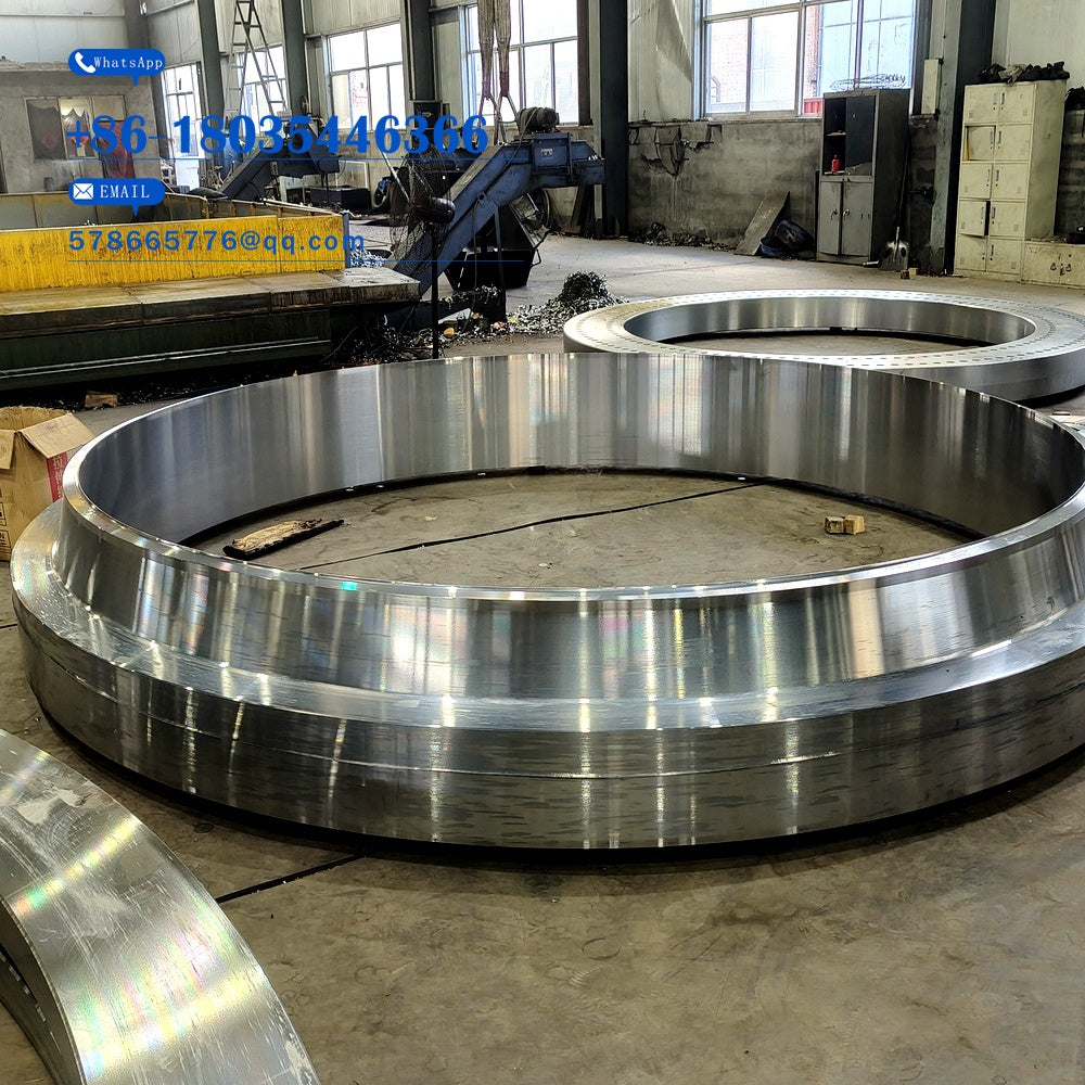 Wind Power Large Flange Ring Forging – Large Diameter Connection Ring