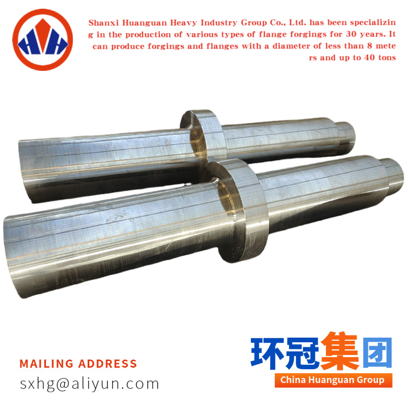 Forged Stepped Shaft with Integral Flange Section