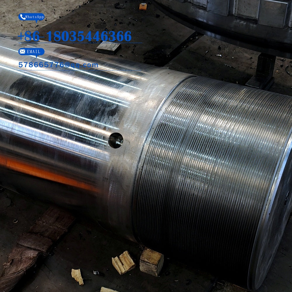 42CrMo Double Roller Shaft Forging – Crusher & Twin-Roll Mill Drive Shaft