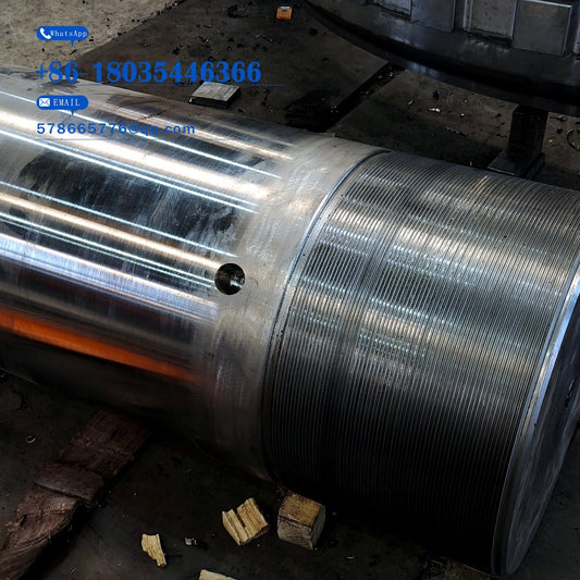 42CrMo Double Roller Shaft Forging – Crusher & Twin-Roll Mill Drive Shaft