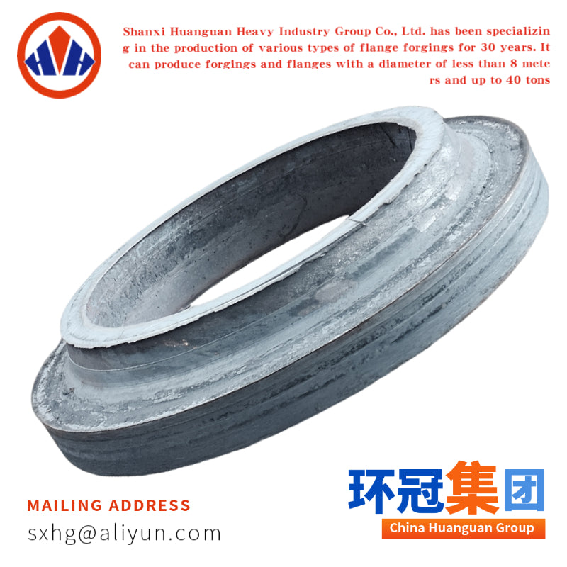 Heavy Duty Forged Steel Stepped Ring | Industrial Rough Machined Ring Forging