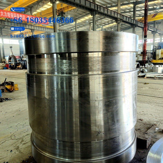 Machined Multi-Step Steel Barrel for Extrusion Press Maintenance & Retrofit