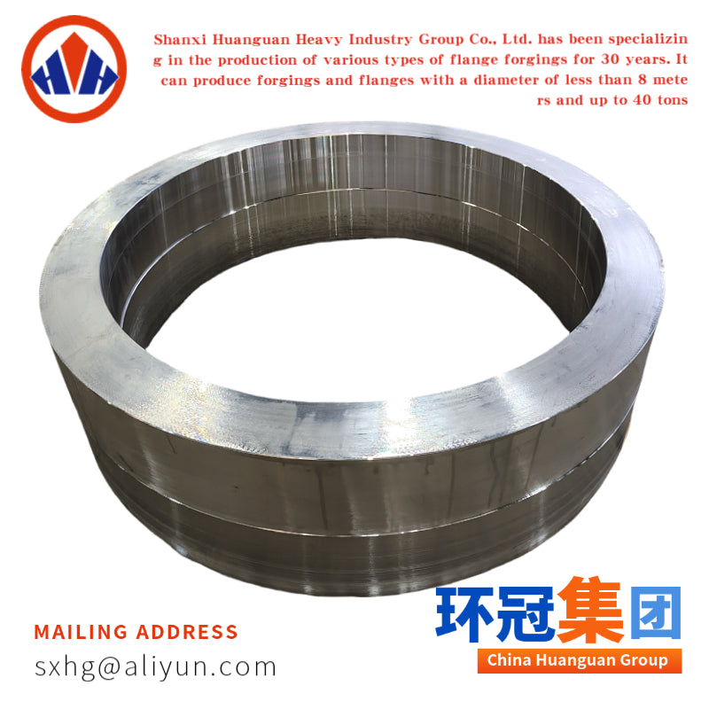 高耐久性鍛造鋼製圧延リング | 工業用精密機械加工リング鍛造