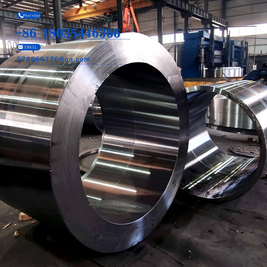 Large Forged Roll Cylinder Heavy Wall Hollow Roll Sleeve Custom Rolling Equipment Forging