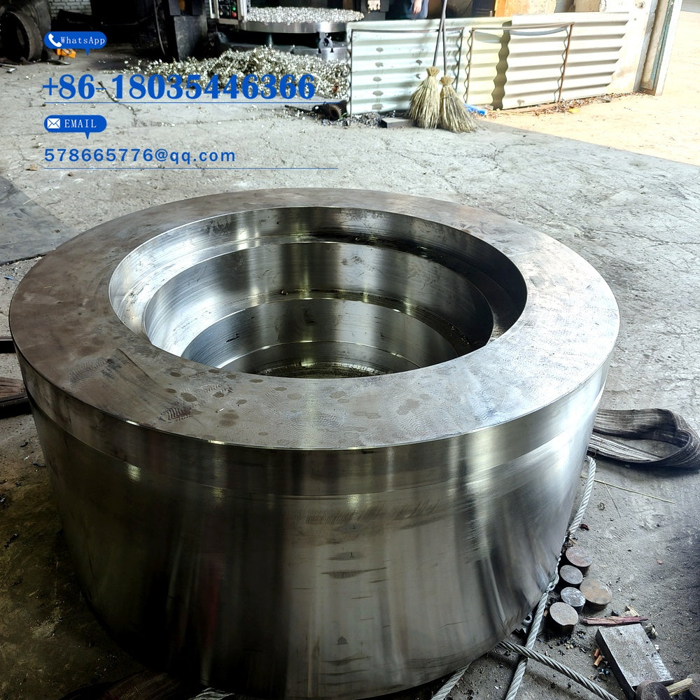 Large Forged Stepped Ring Heavy Wall Custom Ring Industrial Equipment Forging