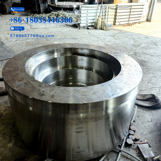 Large Forged Stepped Ring Heavy Wall Custom Ring Industrial Equipment Forging