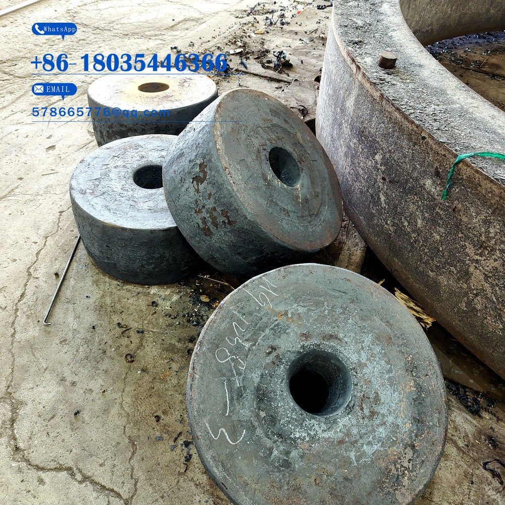 Forged Hydraulic Cylinder Blank Pierced Disc Forging Custom Hydraulic Equipment Part