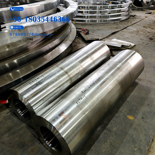 Large Forged Guide Sleeve Long Hollow Cylinder Custom Industrial Forging