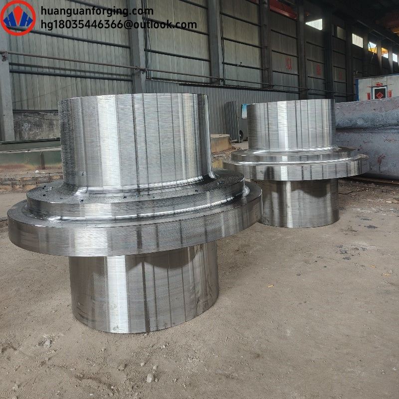 Large connected shaft forging