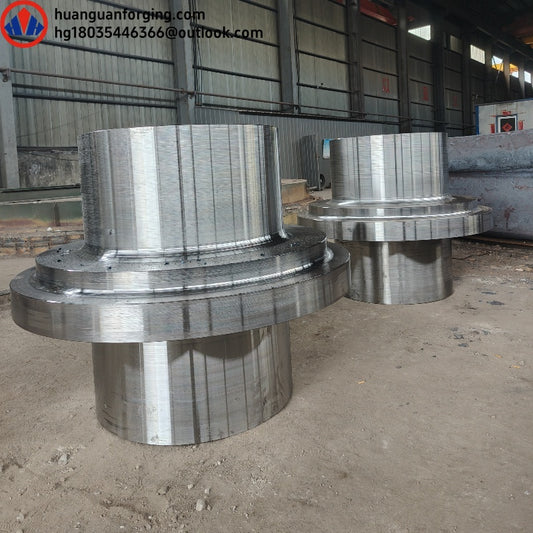Large connected shaft forging