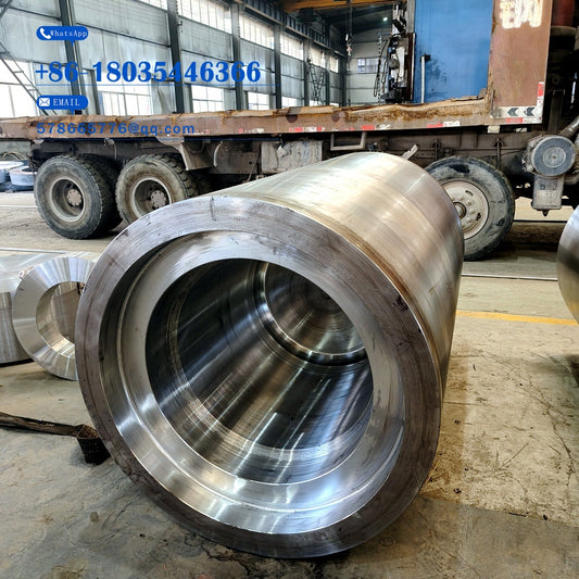 Large-Diameter Stepped-Bore Cylindrical Forging, Precision Machined