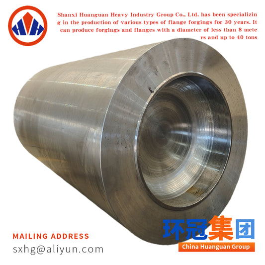 Heavy Duty Forged Cylindrical Shell Thick Wall Machined Forging