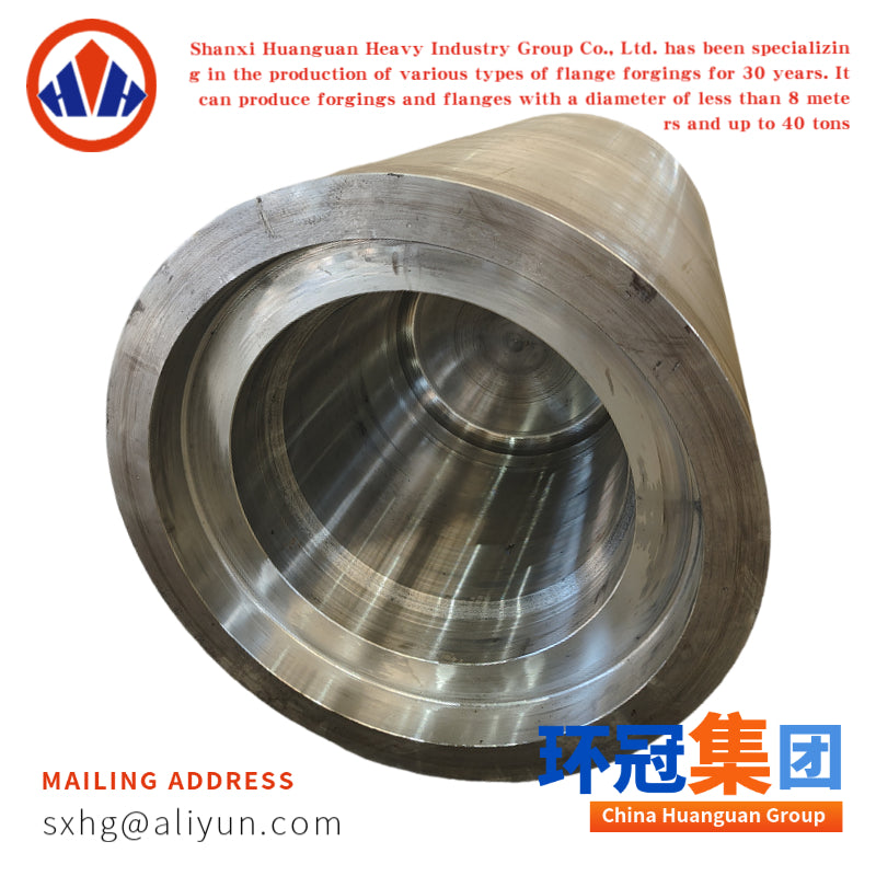 Heavy Duty Forged Hollow Cylinder with Stepped Bore Machined Forging