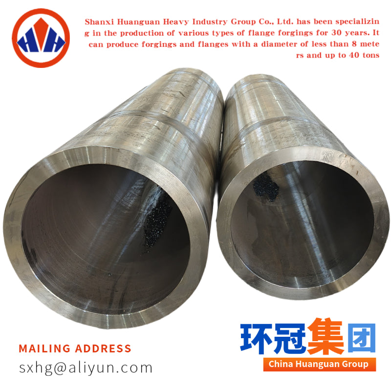 Heavy Duty Forged Hollow Cylinder Thick Wall Machined Forging