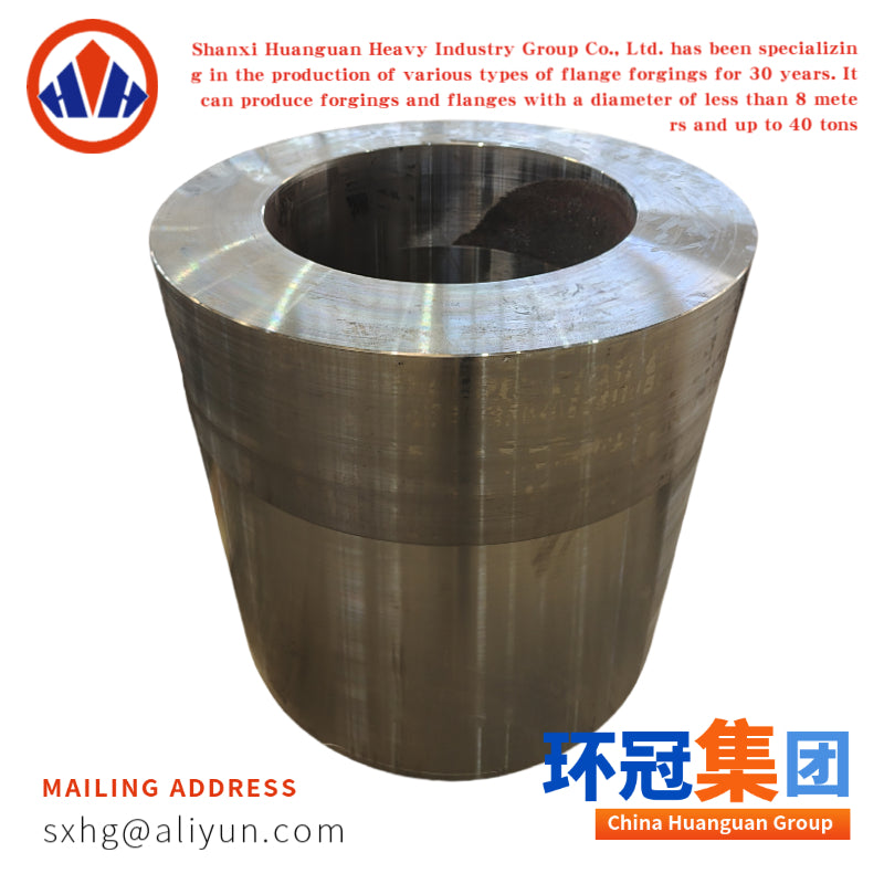 Heavy Duty Forged Hollow Cylinder Thick Wall Machined Part