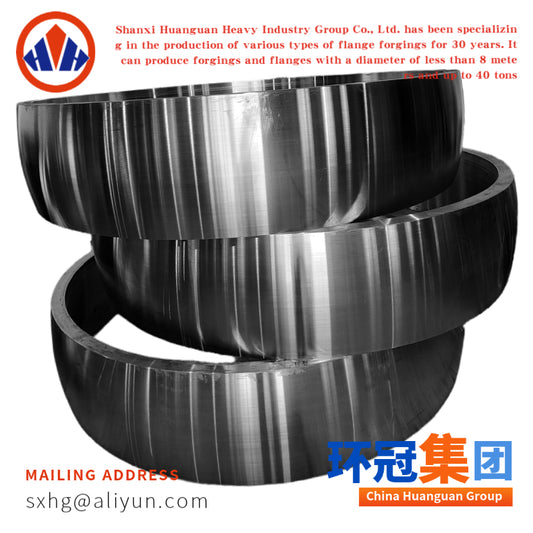 Thick Wall Forged Ring Industrial Ring Forging Custom Machined