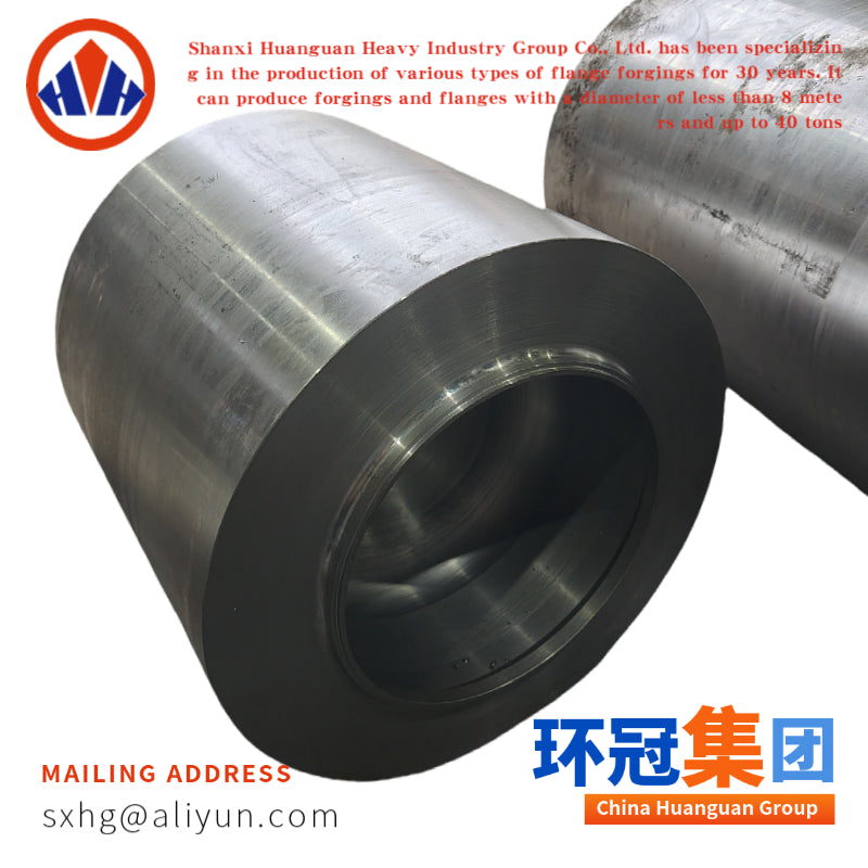Forged Thick Wall Cylinder Industrial Hollow Cylinder Custom Machined