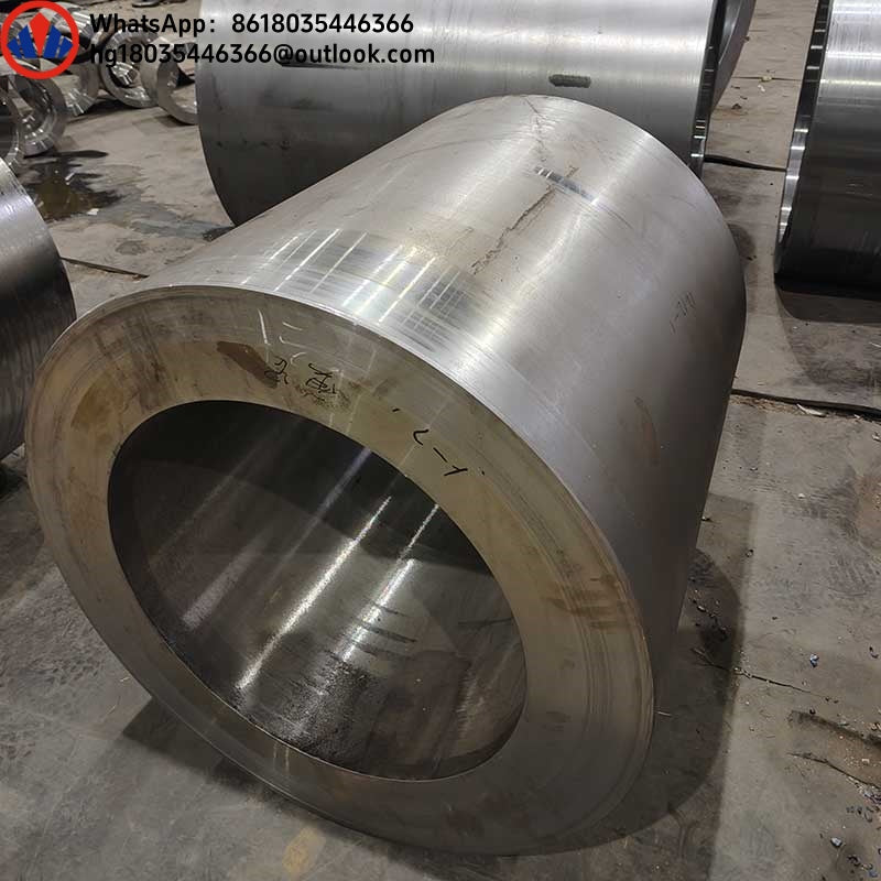 Forged hollow steel cylinder