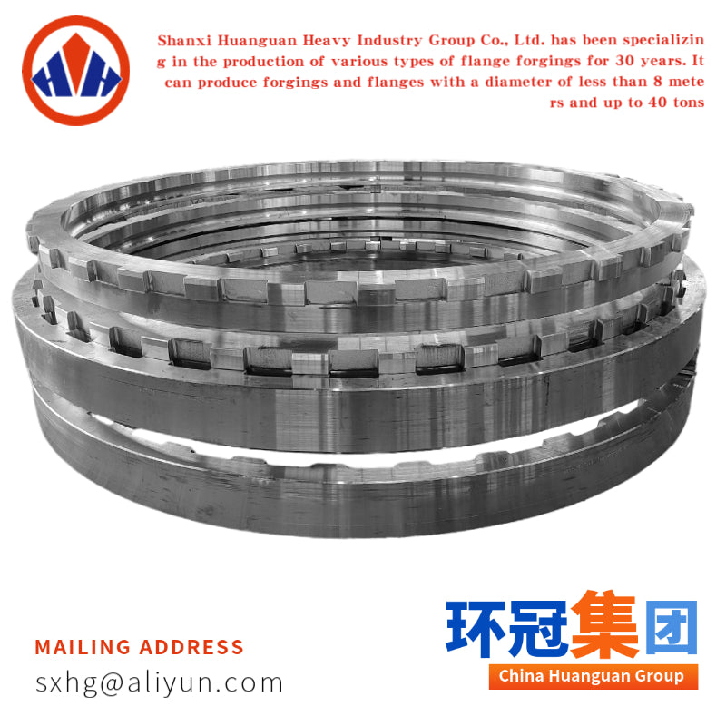 Forged Toothed Ring Gear Like Ring Forging Precision Custom Machined