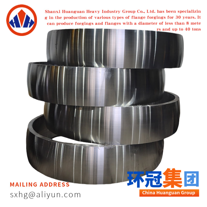 Forged Thick Ring Set Large Size Industrial Ring Forgings Batch & Custom Machining